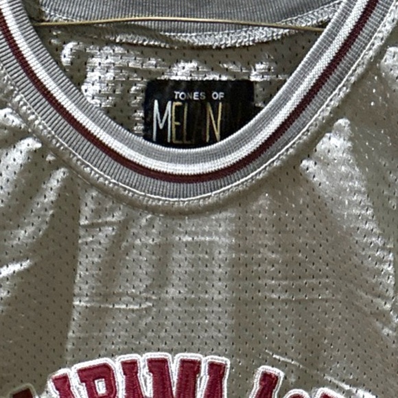 Tones of Melanin Alabama A&M Bulldogs Grey Basketball Jersey - Picture 3 of 16